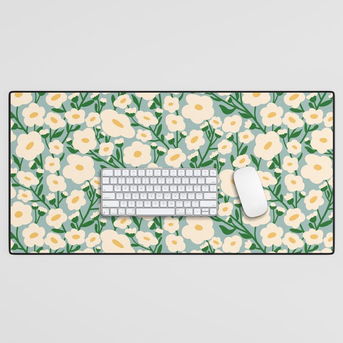 Flower Market Helsinki - Matisse Inspired Desk Mat Gallery Image 1