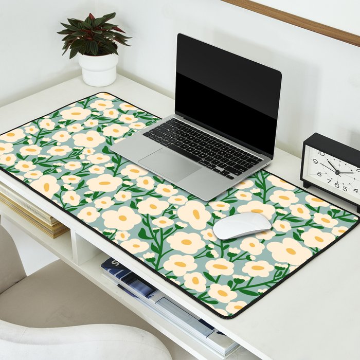 Flower Market Helsinki - Matisse Inspired Desk Mat Gallery Image 2