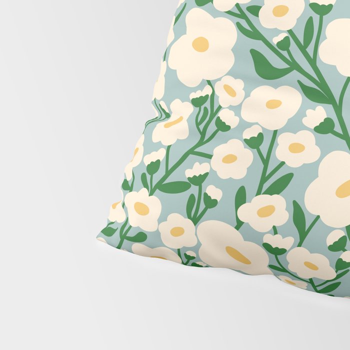 Flower Market Helsinki - Matisse Inspired Pillow Sham Gallery Image 4