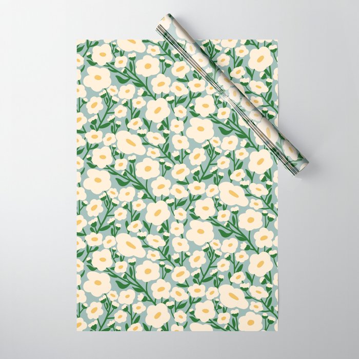 Flower Market Helsinki - Matisse Inspired Wrapping Paper Gallery Image 1