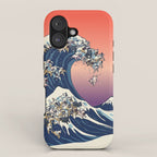 The Great Wave Of  French Bulldog iPhone Case Gallery Image 1