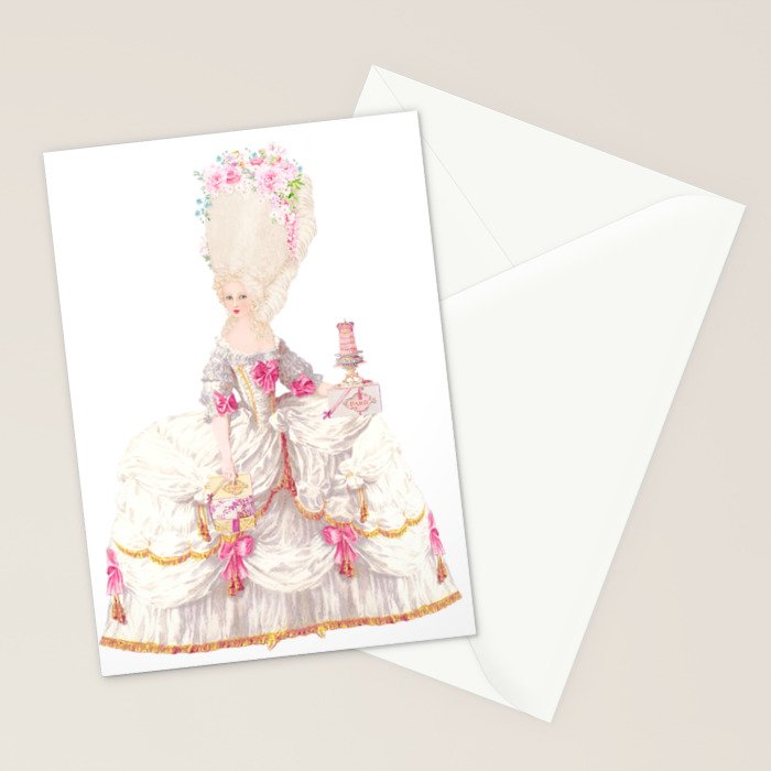 Marie Antoinette, Christmas at Versailles, Paris Stationery Card Gallery Image 2