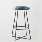 Abstract Modern Flowers 2 Stool Gallery Image 1