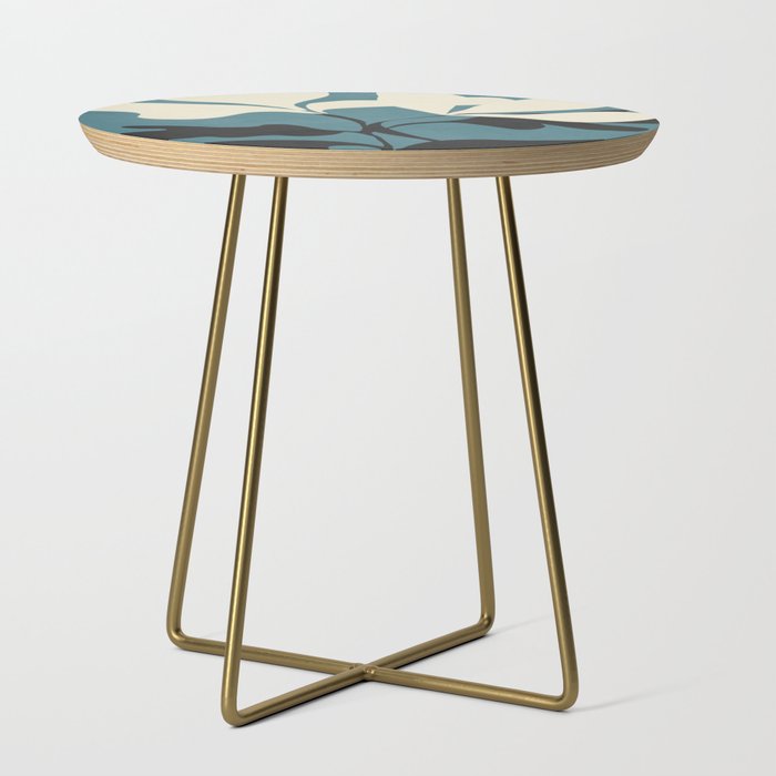 Abstract Modern Flowers 2 Side Table Gallery Image 1