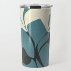 Abstract Modern Flowers 2 Travel Mug Gallery Image 1