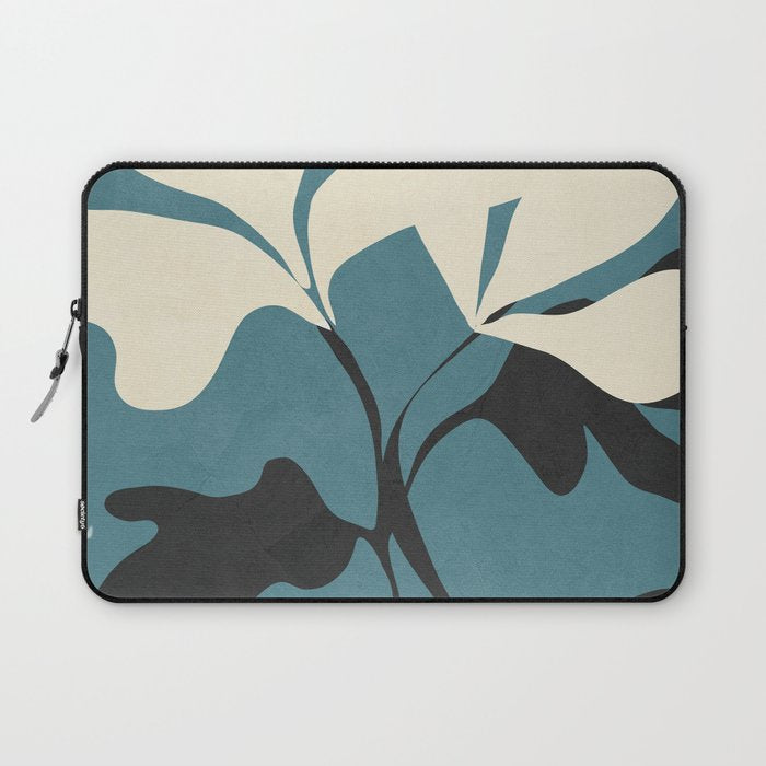 Abstract Modern Flowers 2 Laptop Sleeve Gallery Image 1