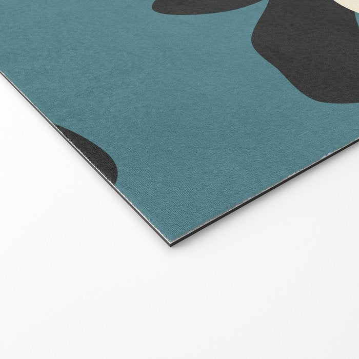 Abstract Modern Flowers 2 Welcome Mat Gallery Image 2