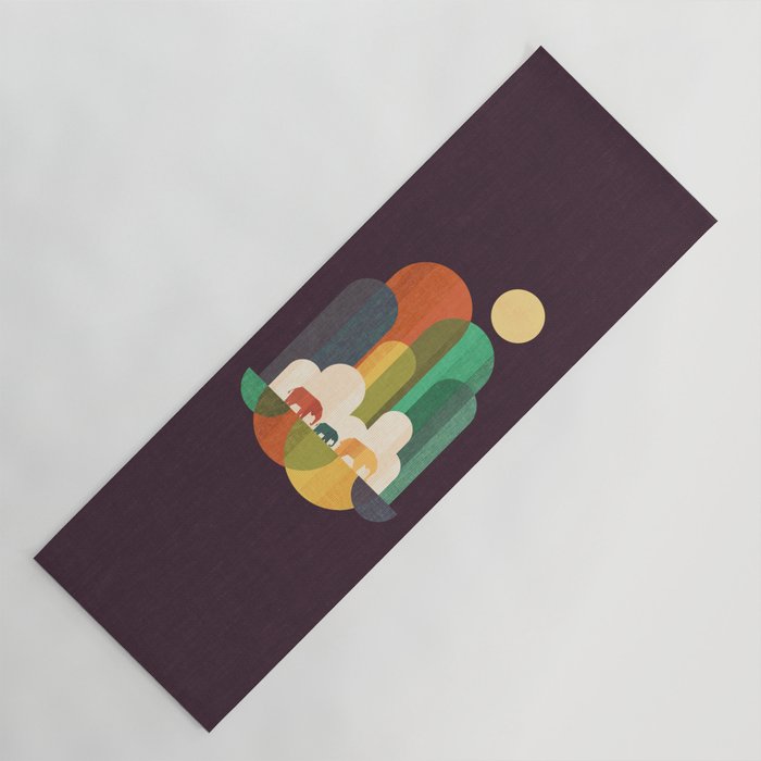 Elephant walk Yoga Mat Gallery Image 1