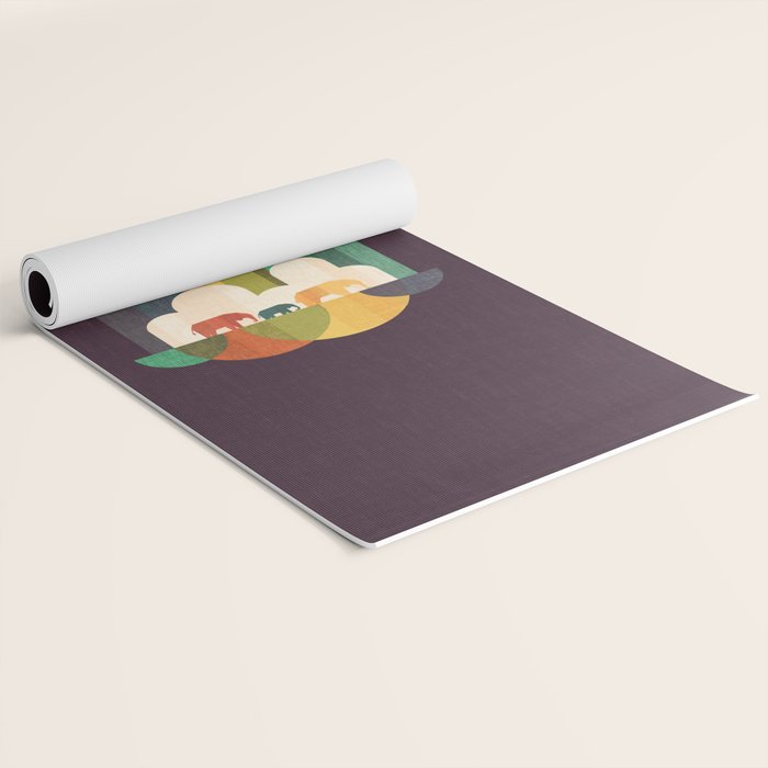 Elephant walk Yoga Mat Gallery Image 2