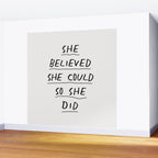She Believed She Could So She Did Wall Mural Gallery Image 2