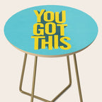 You Got This motivational typography poster inspirational quote bedroom wall home decor Side Table Gallery Image 2
