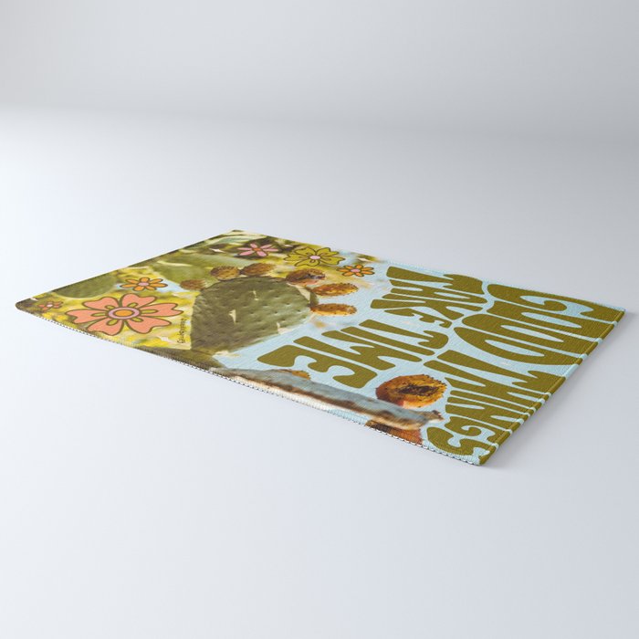 Good Things Take Time Rug Gallery Image 3