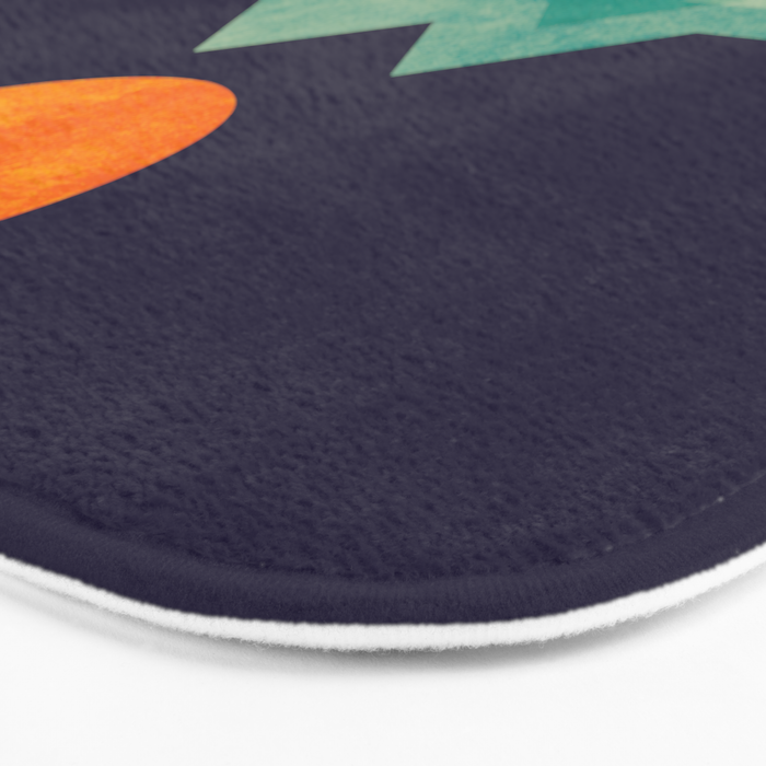 The ocean, the sea, the wave - night scene Bath Mat Gallery Image 3