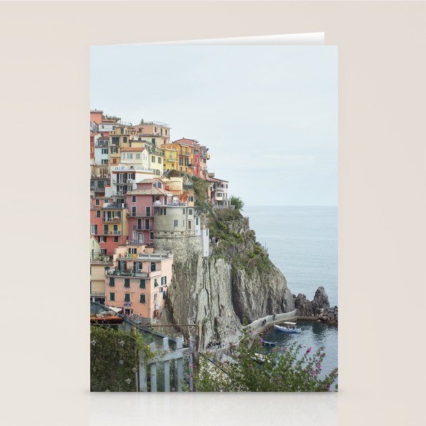 Manarola Cinque Terre Italy Travel Photography Stationery Card Gallery Image 2