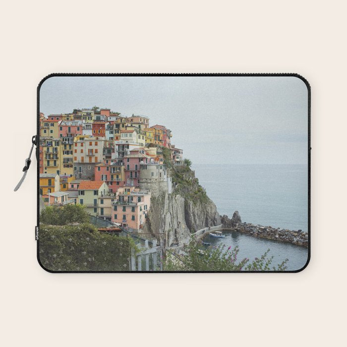 Manarola Cinque Terre Italy Travel Photography Laptop Sleeve Gallery Image 1