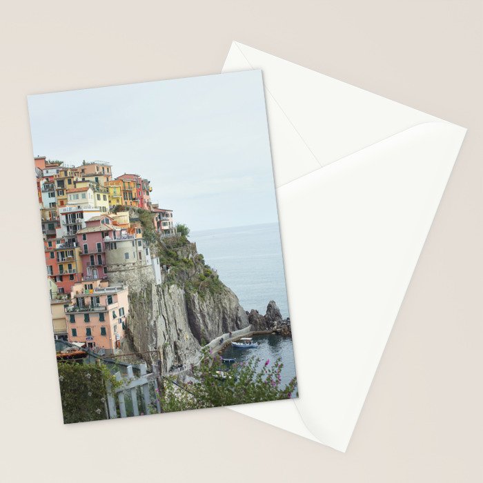 Manarola Cinque Terre Italy Travel Photography Stationery Card Gallery Image 2