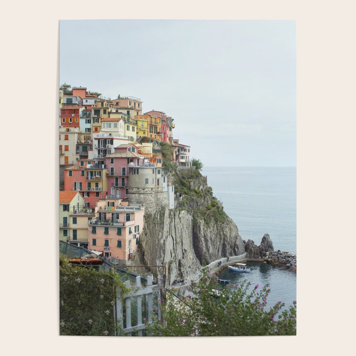 Manarola Cinque Terre Italy Travel Photography Poster Gallery Image 4