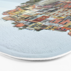 Manarola Cinque Terre Italy Travel Photography Bath Mat Gallery Image 3