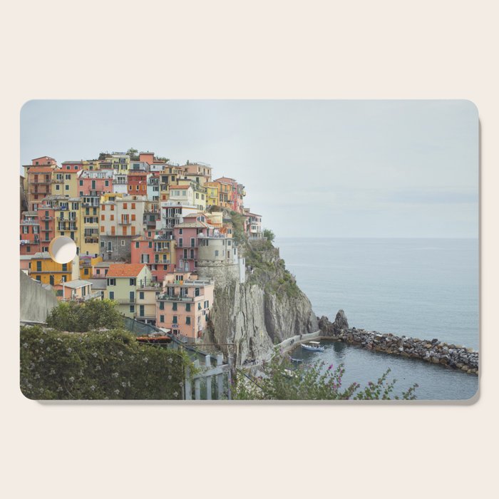 Manarola Cinque Terre Italy Travel Photography Cutting Board Gallery Image 1