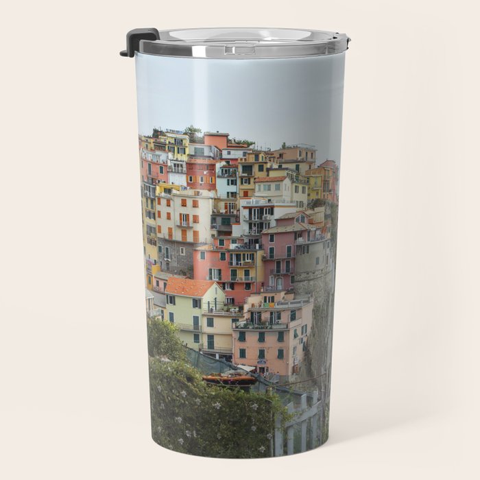 Manarola Cinque Terre Italy Travel Photography Travel Mug Gallery Image 3