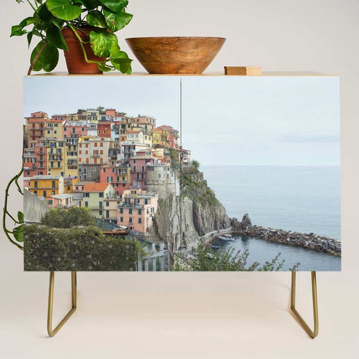 Manarola Cinque Terre Italy Travel Photography Credenza Gallery Image 1