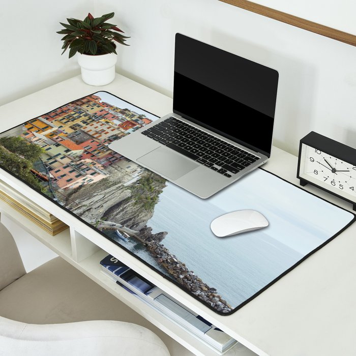 Manarola Cinque Terre Italy Travel Photography Desk Mat Gallery Image 2