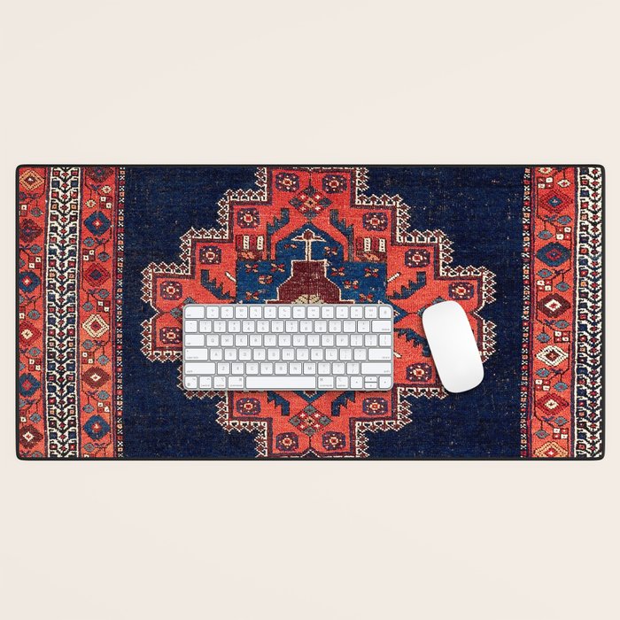 Afshar Kerman South Persian Rug Print Desk Mat Gallery Image 1