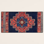 Afshar Kerman South Persian Rug Print Desk Mat Gallery Image 3