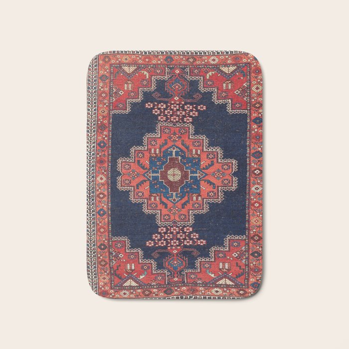 Afshar Kerman South Persian Rug Print Bath Mat Gallery Image 1