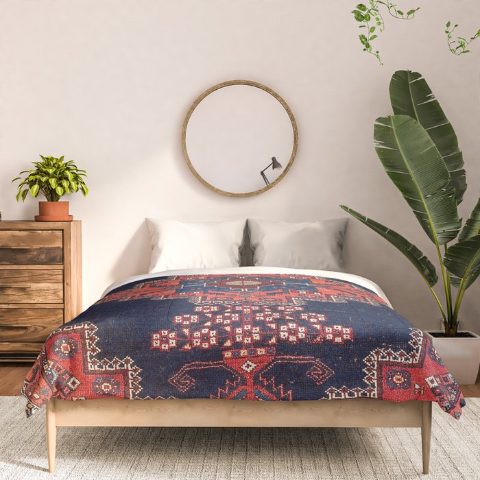 Afshar Kerman South Persian Rug Print Comforter Gallery Image 3