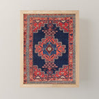 Afshar Kerman South Persian Rug Print Mini Art Print Gallery Image 1