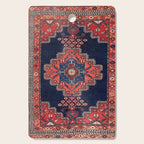 Afshar Kerman South Persian Rug Print Cutting Board Gallery Image 1