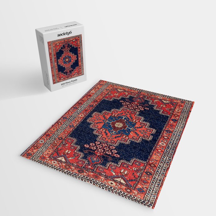 Afshar Kerman South Persian Rug Print Jigsaw Puzzle Gallery Image 2