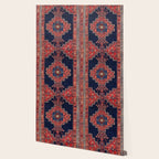 Afshar Kerman South Persian Rug Print Wallpaper Gallery Image 2
