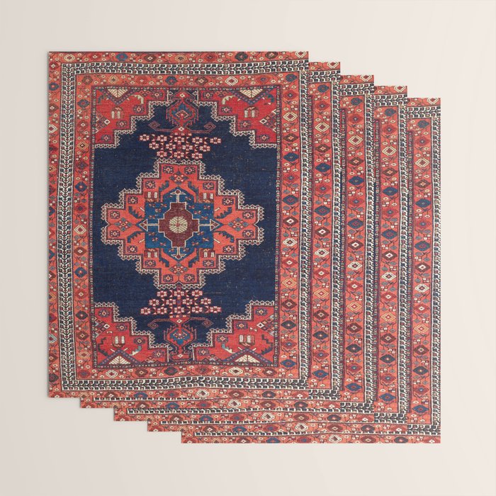 Afshar Kerman South Persian Rug Print Wrapping Paper Gallery Image 3