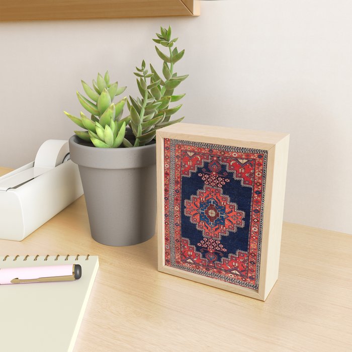 Afshar Kerman South Persian Rug Print Mini Art Print Gallery Image 2