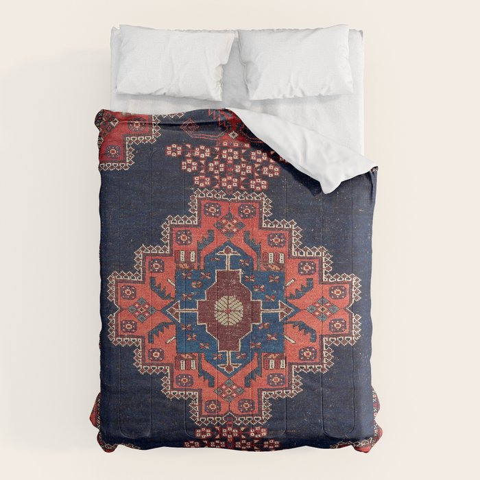 Afshar Kerman South Persian Rug Print Comforter