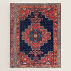 Afshar Kerman South Persian Rug Print Jigsaw Puzzle Gallery Image 1