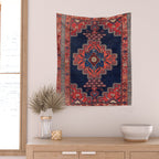 Afshar Kerman South Persian Rug Print Wall Tapestry Gallery Image 2
