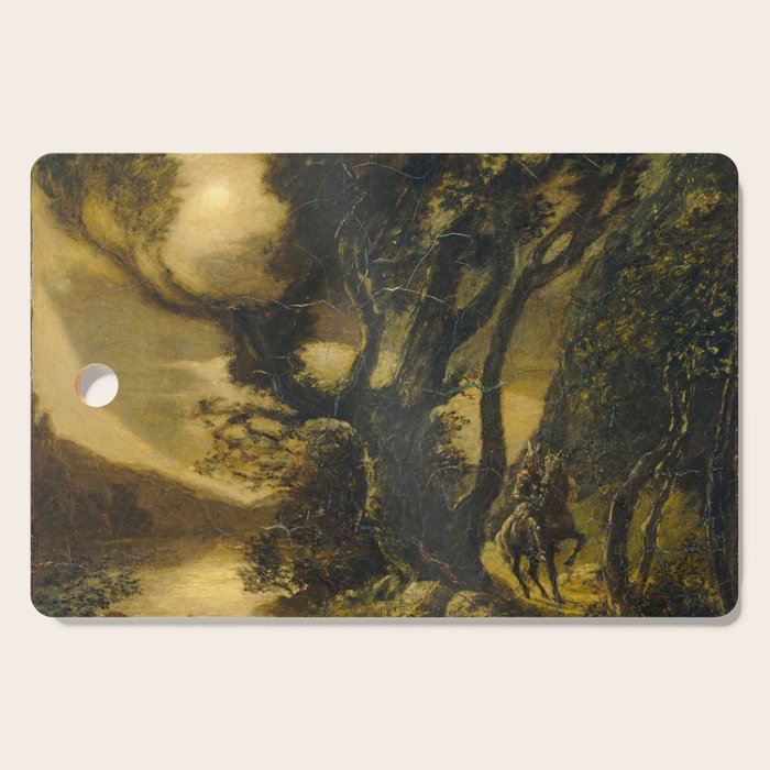 "Siegfried and the Rhine Maidens" by Albert Pinkham Ryder (1888/1891) Cutting Board Gallery Image 1