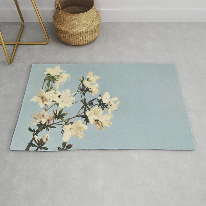 Japanese Azaleas by Ogawa Kazumasa Rug – Society6