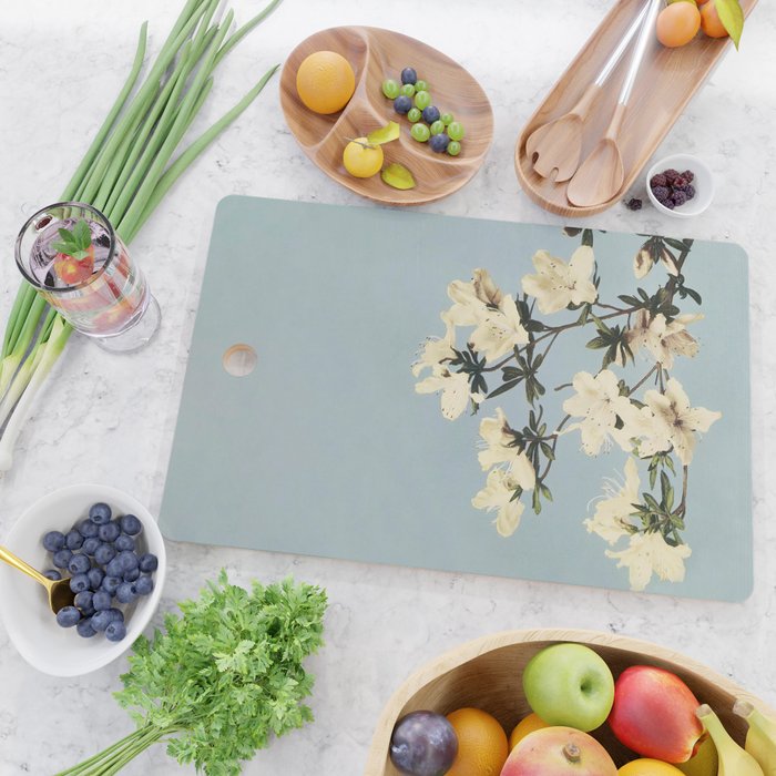 Japanese Azaleas by Ogawa Kazumasa Cutting Board Gallery Image 2