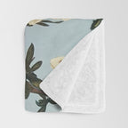 Japanese Azaleas by Ogawa Kazumasa Throw Blanket Gallery Image 3