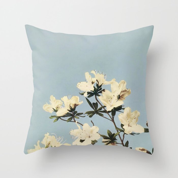 Japanese Azaleas by Ogawa Kazumasa Throw Pillow Gallery Image 6