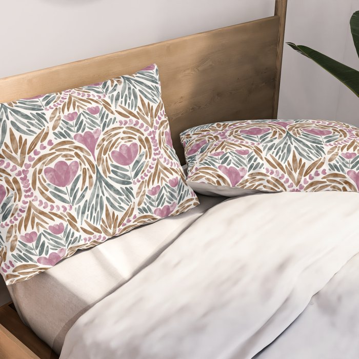 Floral Rhythm Botanic Pillow Sham Gallery Image 2