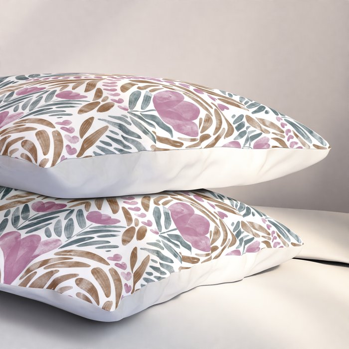 Floral Rhythm Botanic Pillow Sham Gallery Image 3
