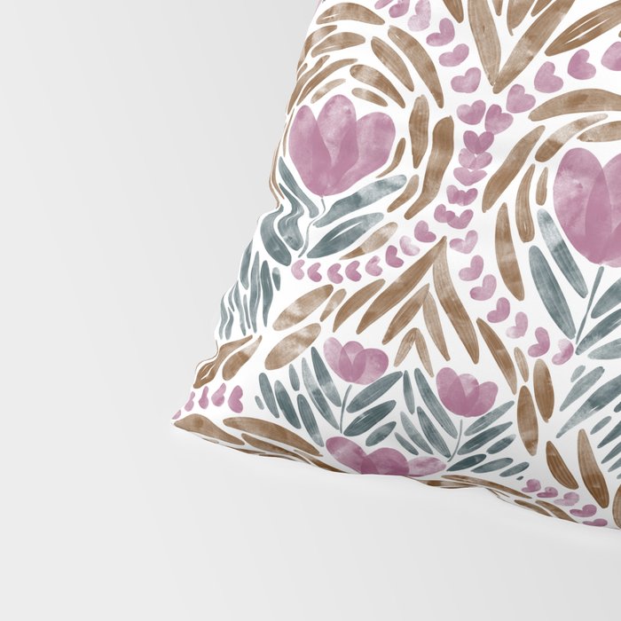 Floral Rhythm Botanic Pillow Sham Gallery Image 4