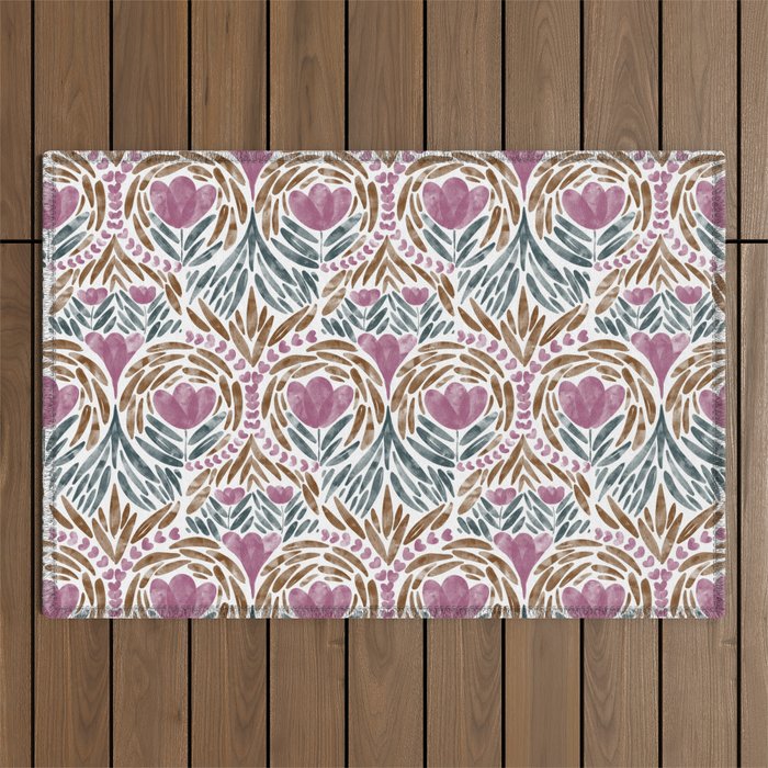 Floral Rhythm Botanic Outdoor Rug Gallery Image 1