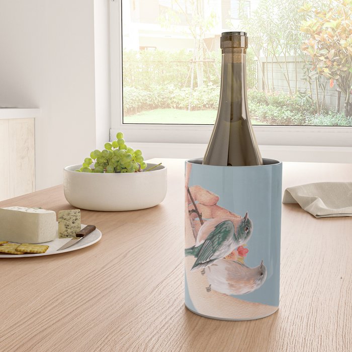 Birds on Hand Wine Chiller Gallery Image 4