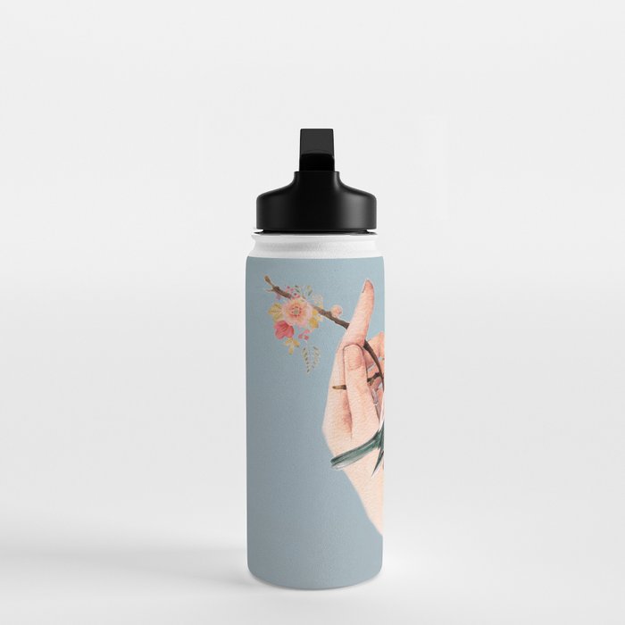 Birds on Hand Water Bottle Gallery Image 3